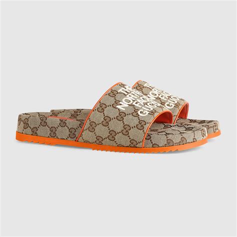 gucci north face slippers|gucci slippers for men price.